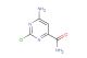 6-amino-2-chloropyrimidine-4-carboxamide