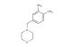 4-(morpholinomethyl)benzene-1,2-diamine