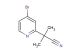 2-(4-bromopyridin-2-yl)-2-methylpropanenitrile