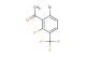 1-(6-bromo-2-fluoro-3-(trifluoromethyl)phenyl)ethan-1-one