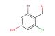 2-bromo-6-chloro-4-hydroxybenzaldehyde