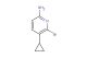 2-amino-5-(cyclopropyl)-6-bromopyridine