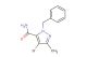 1-benzyl-4-bromo-3-methyl-1H-pyrazole-5-carboxamide