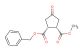 cis-1-benzyl2-methyl4-oxocyclopentane-1,2-dicarboxylate