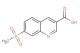 7-(methylsulfonyl)quinoline-3-carboxylic acid