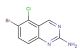6-bromo-5-chloroquinazolin-2-amine