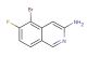 5-bromo-6-fluoroisoquinolin-3-amine