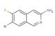 7-bromo-6-fluoroisoquinolin-3-amine