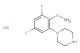 1-(3,5-difluoro-2-methoxyphenyl)piperazine hydrochloride