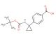 4-(1-((tert-butoxycarbonyl)amino)cyclopropyl)benzoic acid