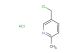 5-(chloromethyl)-2-methylpyridine hydrochloride
