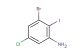 3-bromo-5-chloro-2-iodoaniline