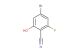 4-bromo-2-fluoro-6-hydroxybenzonitrile