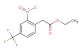 ethyl 2-nitro-4-(trifluoromethyl)phenylacetate
