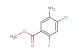 methyl 5-amino-4-chloro-2-fluorobenzoate