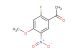 1-(2-fluoro-4-methoxy-5-nitro-phenyl)-ethanone