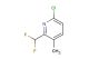 6-chloro-2-(difluoromethyl)-3-methylpyridine