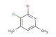 2-bromo-3-chloro-4,6-dimethylpyridine
