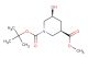 rel-1-(tert-butyl) 3-methyl (3R,5S)-5-hydroxypiperidine-1,3-dicarboxylate