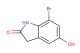 7-bromo-5-hydroxy-1,3-dihydro-2H-indol-2-one