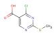 4-chloro-2-(methylthio)-5-pyrimidinecarboxylic acid