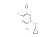 4-amino-5-(cyclopropylamino)-2-fluorobenzonitrile