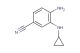 4-amino-3-(cyclopropylamino)benzonitrile