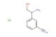 3-(1-amino-2-hydroxyethyl)benzonitrile hydrochloride