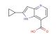 2-cyclopropyl-1H-pyrrolo[3,2-b]pyridine-7-carboxylic acid