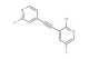 2-chloro-5-fluoro-3-((2-fluoropyridin-4-yl)ethynyl)pyridine