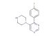 4-(4-fluorophenyl)-5-(piperazin-1-yl)pyrimidine