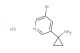 1-(5-bromopyridin-3-yl)cyclopropan-1-amine hydrochloride