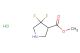 methyl 4,4-difluoropyrrolidine-3-carboxylate hydrochloride