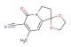 7-methyl-5-oxo-2,3-dihydro-5H-spiro[indolizine-1,2'-[1,3]dioxolane]-6-carbonitrile