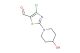 4-chloro-2-(4-hydroxypiperidin-1-yl)thiazole-5-carbaldehyde