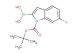 1-(tert-butoxycarbonyl)-6-fluoro-1H-indol-2-ylboronic acid