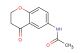N-(4-oxochroman-6-yl)acetamide