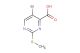 5-bromo-2-(methylthio)pyrimidine-4-carboxylic acid