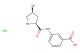 3-((2S,4S)-4-mercaptopyrrolidine-2-carboxamido)benzoic acid hydrochloride