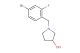 1-(4-bromo-2-fluorobenzyl)pyrrolidin-3-ol