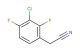 3-chloro-2,4-difluorophenylacetonitrile