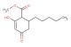methyl 2-hydroxy-4-oxo-6-pentylcyclohex-2-ene-1-carboxylate
