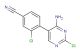 4-(4-amino-2-chloropyrimidin-5-yl)-3-chlorobenzonitrile