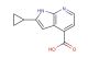 2-cyclopropyl-1H-pyrrolo[2,3-b]pyridine-4-carboxylic acid