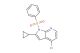 4-chloro-2-cyclopropyl-1-(phenylsulfonyl)-1H-pyrrolo[2,3-b]pyridine