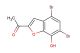 1-(4,6-dibromo-7-hydroxybenzofuran-2-yl)ethan-1-one