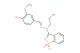 (E)-3-(2-(4-hydroxy-3-methoxybenzylidene)-1-(2-hydroxyethyl)hydrazinyl)benzo[d]isothiazole 1,1-dioxide