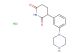 3-(3-(piperazin-1-yl)phenyl)piperidine-2,6-dione hydrochloride