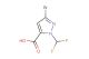 3-bromo-1-(difluoromethyl)-1H-pyrazole-5-carboxylic acid