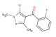 (5-chloro-1,3-dimethyl-1H-pyrazol-4-yl)(2-fluorophenyl)methanone